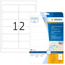 Herma etikete 97,0x42,3 A4/12 1/25 transparent ( 02H4682 ) Cene