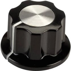 SCI Vrtljivi gumb, crne, bijele boje (promjer x V) 19.5 mm x 11.5 mm RN-99F(6.4mm) 1 kom. Cene