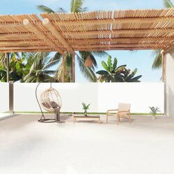 vidaXL Uvlačiva bočna tenda krem 160 x 1200 cm Cijene