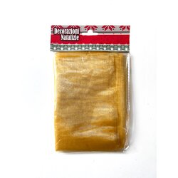  Organza ukrasni nadstoljnjak - Zlatna Cijene