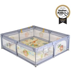 Moni GameZone otroška igraonica/vrt 150x200 cm s podlogo in dodatki, siva Cene