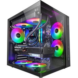 TACENS Mars Gaming MCV-ONE Midi Tower Black Cene