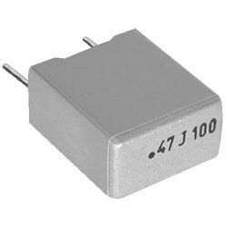 Kemet 1 kom. folijski kondenzator MKT radijalno ožičen 630 V/DC, 200 V/AC 5 % (D x Š x V) 10.0 x 3.0 x 8.0 mm Cene