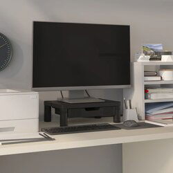 vidaXL Stalak za monitor crni 43 x 30 5 x 13 cm Cijene