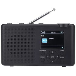Reflexion TRA23DAB/GR desktop radio DAB+ (1012), DAB (1013), UKW (1014) DAB+, UKW mogućnost punjenja antracitna boja, siva Cene