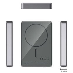 Puridea Apollon 4007249037756 power bank bezični 15w, 5000 mah, alu sivi ( w11gry ) Cene