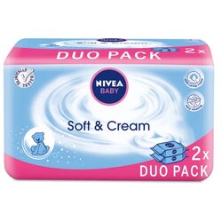 NIVEA ZA BEBE I DECU Nivea baby vlažne maramice soft&cream 2x63kom Cene