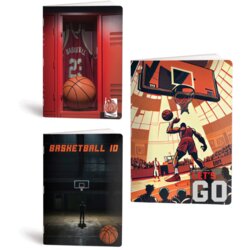 Rucksack Only Zvezek A4 Basketball, mali karo 5 mm, 52 listov, sortirano Cene