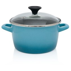 Metalac duboka posuda s poklopcem granit induction 20cm /3,4lit plava Cijene