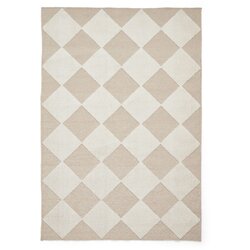 Think Rugs Belo-bež pralna preproga 160x230 cm Lyna Beige&White – Cene