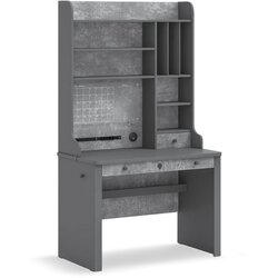 Space gray VISOKA POLICA ZA RADNI STO Cene