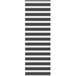vidaXL Zavjesa zebra crna 70x200 cm širina tkanine 65,9 cm poliester Cijene