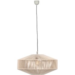 Trio Leuchten Japandi hanglamp bruin touw 61cm - Svea Cene