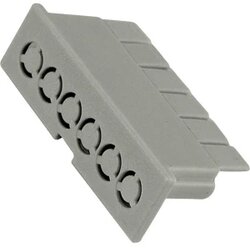 Hammond Electronics poklopac kućišta za profilnu šinu 35 x 10 x 16 polikarbonat svijetlosiva 1 St. Cene