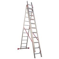  Trodelne merdevine 3x11 7,6m 3011 ( 17 )