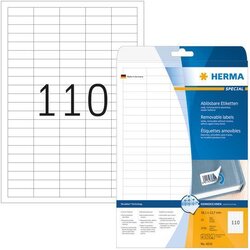 Herma etikete 38X12,7 A4/110 1/25 removable ( 02H4210 ) Cene