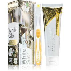 White Glo Coconut Oil Shine belilna zobna pasta s krtačko Coconut and Mint Flavour 150 g Cene