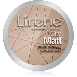 Lirene City Matt matirajoči puder odtenek 03 Beige 9 g Cene