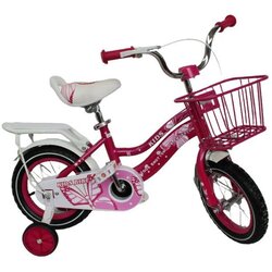 Kids ride Bicikl za djevojčice 26627/KB002, 12 inch, Roze Cene