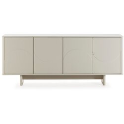 MOME Kremno bela komoda 180x75x40 cm Solei – Cene