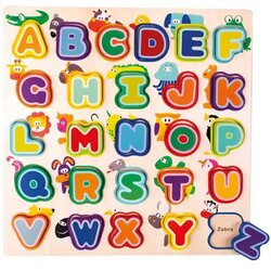 Bino Toys Engleska drvena Abeceda sa oblicima Cene