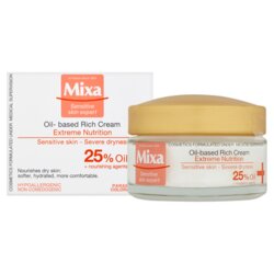 Mixa extreme nutrition oil-based rich cream krema za osjetljivu i suhu kožu na licu 50 ml za žene Cijene