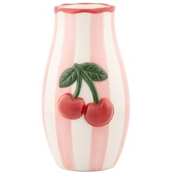Sass & Belle Ročno poslikana vaza iz dolomita Cherry – Cene