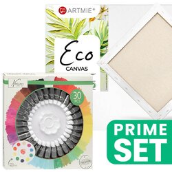  Set akrilnih barv Nassau in platno ARTMIE Eco 30x30 Cene