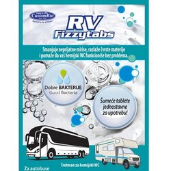 Dobre_bakterije Dobre bakterije Šumeće tablete za kamperske, autobuske i ostale hemijske toalete RV FizzyTabs Cene