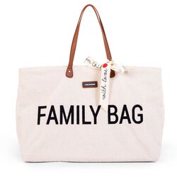 Childhome Family Bag, Torba teddy offwhite Cene