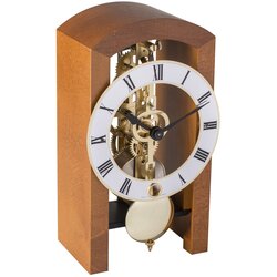 Hermle Reichenbach Stolni sat Wooden Skeleton Cene