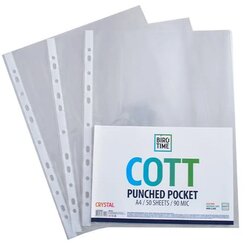 Biro time cott, folija za registrator, 90mic, A4, kristal, 50K 481107 Cene