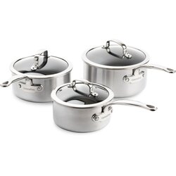 Greenpan Premiere Casserole Set 3-piece Stainless Steel Cene