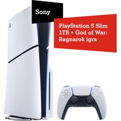 Sony PlayStation 5 Slim 1TB + God of War: Ragnarok igra Cene