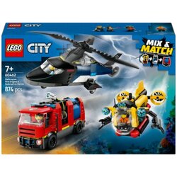 Lego LEGO® City - Helikopter, vatrogasni kamion i podmornica (60462) Cijene