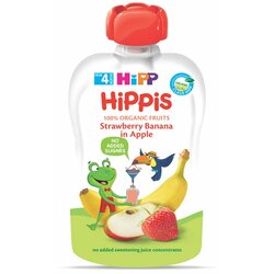 Hipp voćni užitak jagoda banana i jabuka 90g 73466 Cene