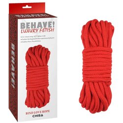 CHISA NOVELTIES Behave! Bing Love Rope Red Cijene