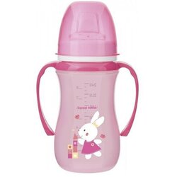 Canpol babies solja 35/208 easy start - colorful animals 240ML - roze Cene