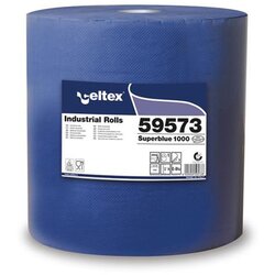 Celtex Industrijske papirnate brisače Superblue, 3-slojne, modre Cene