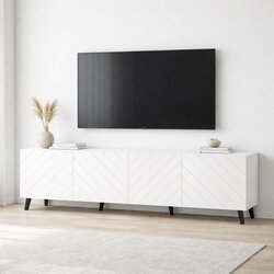 GENERIK TV omarica Holly 2.0 – Colors: White/White MDF HG, (5000409870) Cene