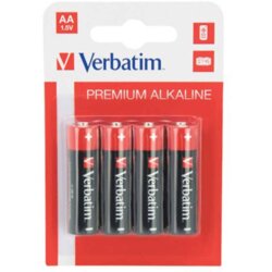 Alkalne baterije AA Verbatim, 4/1, 1.5V Cene
