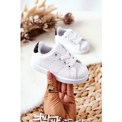 Kesi Kids Sneakers White-Black Glossy Cene