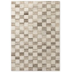 Vikosa Kremno bela ročno tkana volnena preproga 200x300 cm Boho 1.0 Quadra – Cene