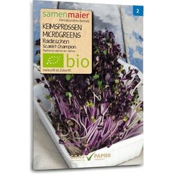 Samen Maier Ekološki kalčki / Microgreens - redkev "Scarlet Champion" Cene