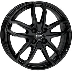 RIAL A17 4x108 ET32 6,5x17 LUCCA črna 65,1 (Citroen C4, DS3 Crossback, Jeep Avenger, Opel Corsa (U) Cene