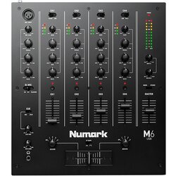 Numark DJ Mikseta M6, USB, Četvorkanalna, Crna Cene