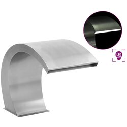  Fontana za bazen s LED svjetlima nehrđajući čelik 30x60x45 cm Cijene
