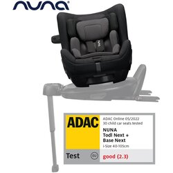 Nuna dječja autosjedalica todl™ next 360° i-size (40-105 cm) caviar
