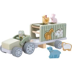 2Kids Toys Wooden Car with Animals komplet igrač iz lesa 2y+ 10 kos Cene