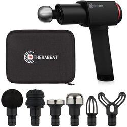 Therabeat Tofta masažer, pištolj za masažu, ručka od neoprena, 1300 - 3300 o/min, 6 razina, 6 produžetaka Cijene